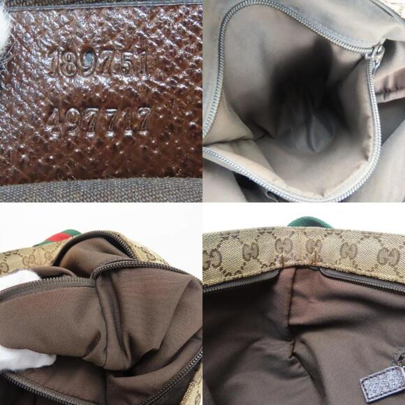 Gucci Shoulder Bag 189751 Sully Line GG Canvas Beige Women's GUCCI - Picture 8 of 11